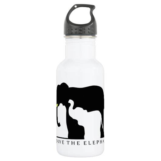 Die Elefanten gerettet Trinkflasche (Vorderseite)