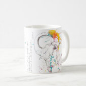 Die Elefantencoffee-Tasse segnen Kaffeetasse (VorderseiteRechts)