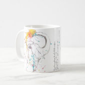 Die Elefantencoffee-Tasse segnen Kaffeetasse (Vorderseite Links)