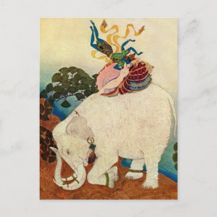 „Die Elefantenperle“ von Edmund Dulac Postkarte