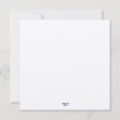 Die elegante Einladung zu einem Besuch (Rückseite)