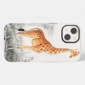 Die elegante Giraffe iPhone Hülle (Rückseite (Horizontal))