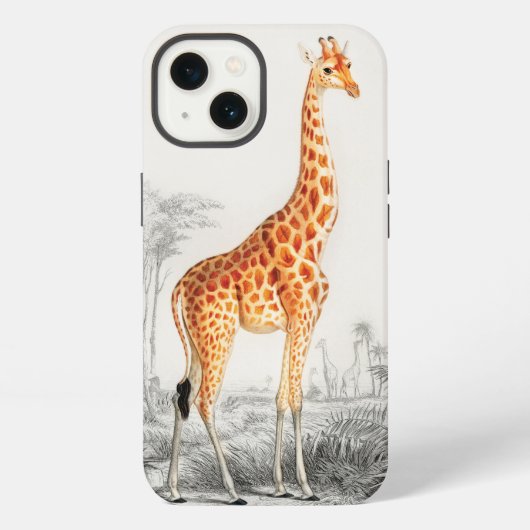 Die elegante Giraffe iPhone Hülle (Rückseite)