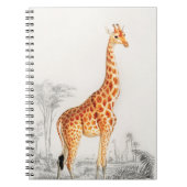 Die elegante Giraffe Notizblock (Vorderseite)