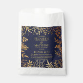 Die elegante Hochzeitskollektion der Marine und de Geschenktütchen (Vorderseite)