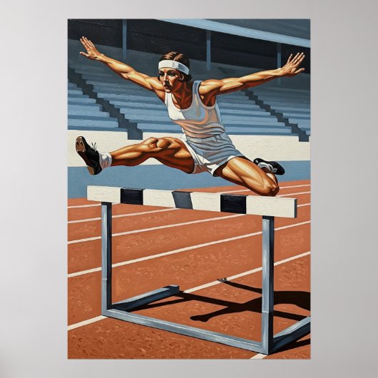 DIE ELEGANTE HÜRDE POSTER (Vorne)