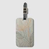 Die elegante Kunst des einfachen Stifts Gepäckanhänger (Vorderseite Vertikal)