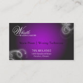 Die elegante Tech-Geschäfts-Karte einwachsend, Visitenkarte (Rückseite)