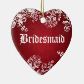 Die elegante viktorianische Gastgeschenk Hochzeit Keramik Ornament (Rechts)