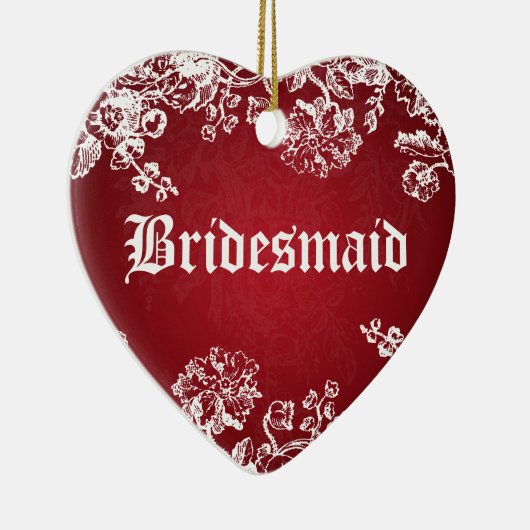 Die elegante viktorianische Gastgeschenk Hochzeit Keramik Ornament (Rechts)