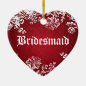 Die elegante viktorianische Gastgeschenk Hochzeit Keramik Ornament (Vorne)