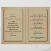 Die elegante Vintage Hochzeitskollektion (Rückseite)