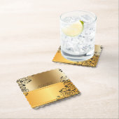 Die eleganten, goldenen Farbtöne Untersetzer (Vor Ort)