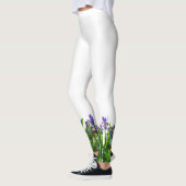 DIE ELEGANTEN IRIS-BLUME-Leggings Leggings (Links)
