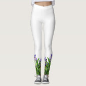 DIE ELEGANTEN IRIS-BLUME-Leggings Leggings (Vorderseite)