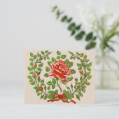 Die Eleganz der Blume der Sommermonate Postkarte (Stehend Vorderseite)