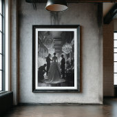 Die Eleganz der Kunst: Eine klassische Couture Poster
