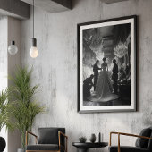 Die Eleganz der Kunst: Eine klassische Couture Poster