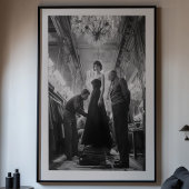 Die Eleganz der Kunst: Eine klassische Couture Poster