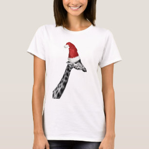 Die Eleganz der Weihnachtsgiraffe T-Shirt