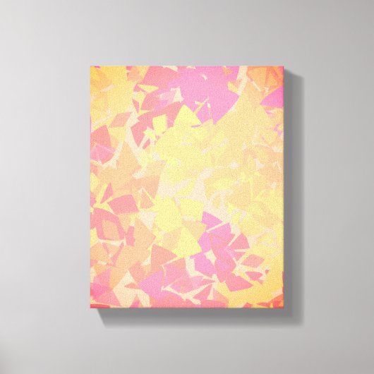 Die Eleganz des gebrochenen Glases Leinwanddruck (Vorderseite)