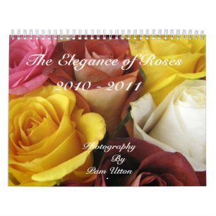 Die Eleganz des Rosen-Kalenders Kalender