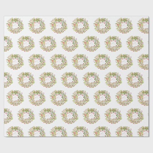 Die Eleganz des Weihnachtskreides Geschenkpapier (Flach)