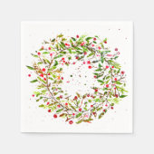 Die Eleganz des Weihnachtskreides Serviette (Vorderseite)