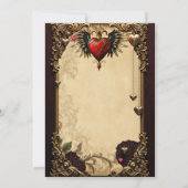 Die Eleganz und Mystik des gotischen Herzens. Einladung (Rückseite)