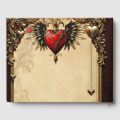 Die Eleganz und Mystik des gotischen Herzens. Gästebuch (Rückseite)