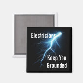 Die Elektriker Behielt dich ertrunken Magnet (Vorderseite/Rückseite)