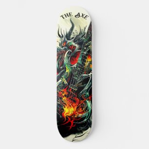Die elektrische Gitarre von Ax Skateboard