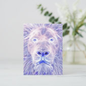 Die elektrische Löwe Postkarte (Stehend Vorderseite)