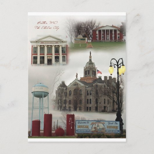 Die Elektrostadt Postkarte (Vorderseite)