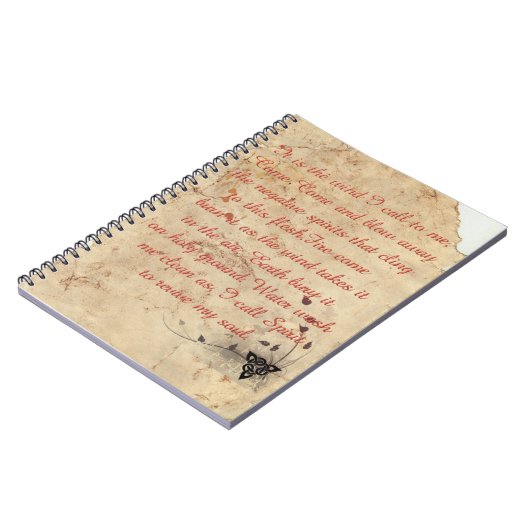 Die Element-Prosa Notizblock (Linke Seite)