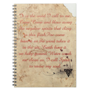 Die Element-Prosa Notizblock