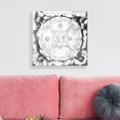 Die Elementarzusammensetzung der Welt Leinwanddruck (Insitu (Wohnzimmer))
