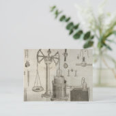 Die Elemente der Chemie" Postkarte (Stehend Vorderseite)