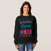 Die Elemente der Firework Merica Feuerwerk Direkto Sweatshirt (Vorne ganz)