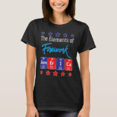 Die Elemente der Firework Merica Feuerwerk Direkto T-Shirt (Vorderseite)