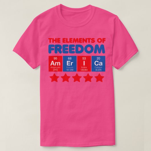 Die Elemente der Freiheit T-Shirt (Design vorne)