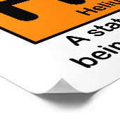 Die Elemente des Gesundheitspopsters Poster (Ecke)