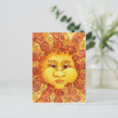 Die Elemente - Feuerpostkarte Postkarte (Stehend Vorderseite)