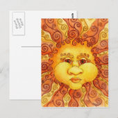 Die Elemente - Feuerpostkarte Postkarte (Vorne/Hinten)