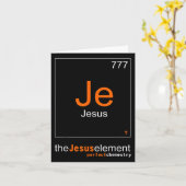 Die Elemente Jesu Christi-Christi-Christentum leug Karte (Gelbe Blume)