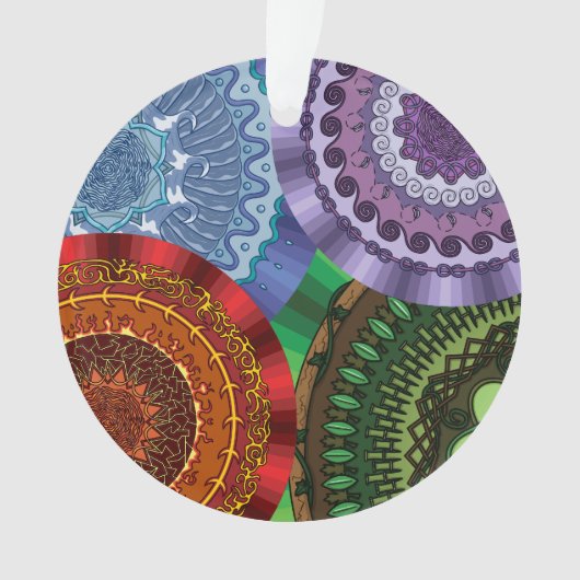 Die Elemente Mandalas Akrylverzierung Ornament (Vorderseite)