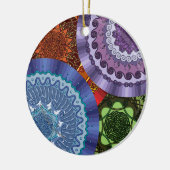 Die Elemente-Mandalase-Ornament Keramik Ornament (Links)