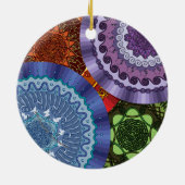 Die Elemente-Mandalase-Ornament Keramik Ornament (Hinten)