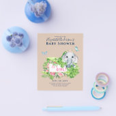 Die Elephant Baby Shower Gender Enthüllung lädt ei Flyer (Einzeln)