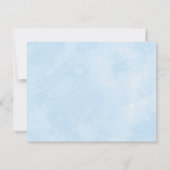 Die Elephant Baby Shower Response Card RSVP Karte (Rückseite)